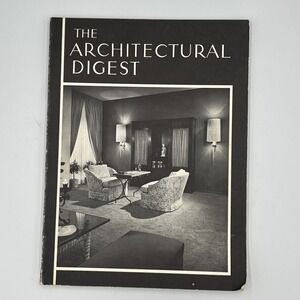 Architectural Digest Fall 1964 Volume XXI No 1  Vintage MCM Interior Design Home